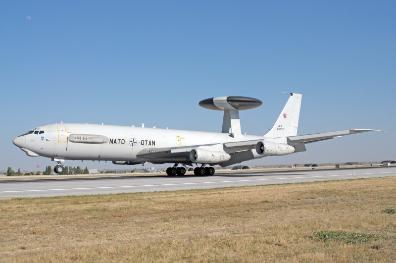 Photo 42.jpg - 2 E-3A sentry NATO also took part in the exercise, almost a home game for the AWACS crews, because Konya is used since 1983 as a Forward Operating Base (FOB) in Turkey